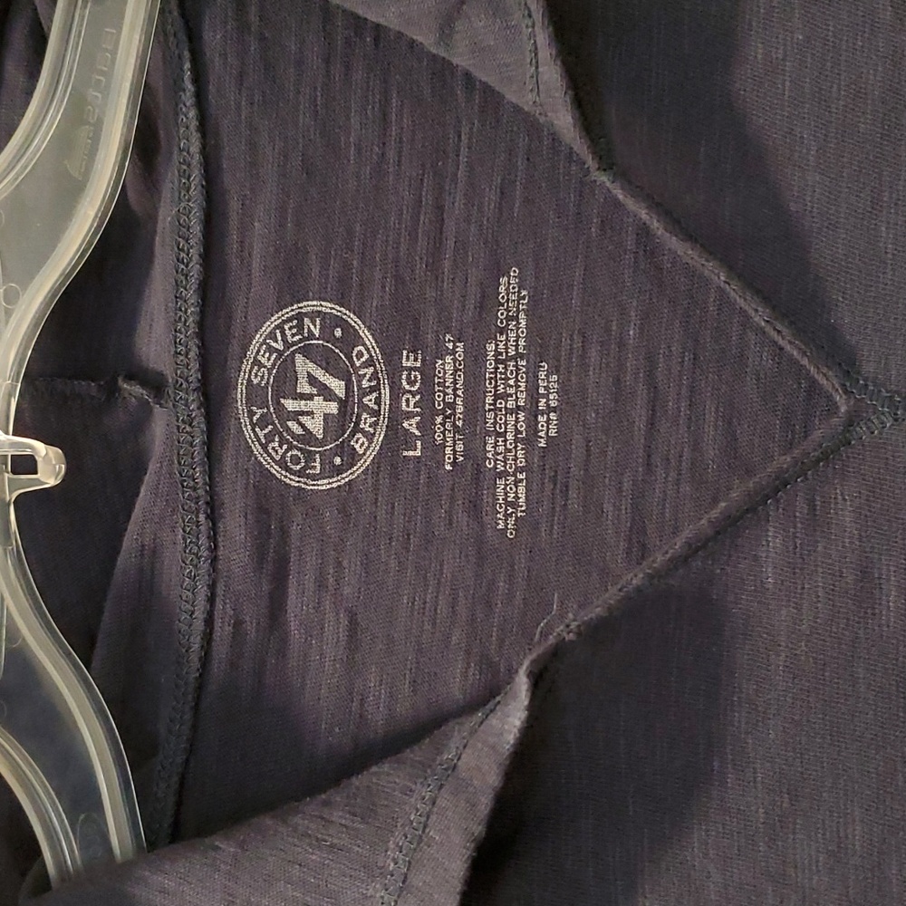 OKOBOJI UNIVERSITY HOODIE navy sz Lg - Picture 3 of 6